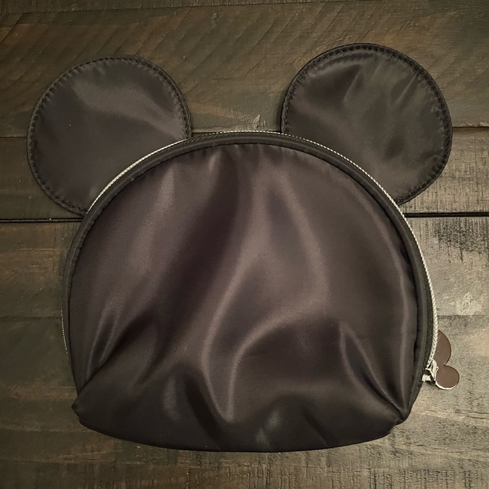 Mickey Mouse ears cosmetic bag NWOT; smoke free home